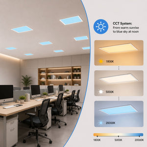 Panel Blue Skylight efecto cielo "SKYWIN SR SMART" - Slim - CCT - 45W - 60x30cm (5)