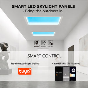 Panel Blue Skylight efecto cielo "SKYWIN SR SMART" - Slim - CCT - 45W - 60x30cm (14)