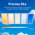 Panneau lumineux à effet ciel Blue Skylight « SKYWIN SR SMART » - Slim - CCT - 45 W - 60 x 30 cm 5