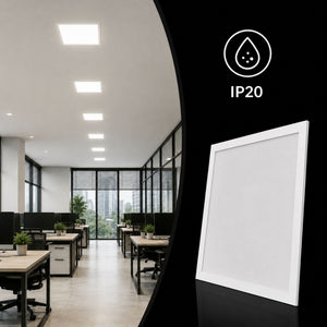 Panel LED empotrable Backlight 62x62cm - 4800lm - Driver Osram- 40W - UGR18 - IP20 (5)