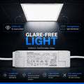 Inbouw LED Paneel Achtergrondverlichting 62x62cm - 4800lm - Osram Driver - 40W - UGR18 - IP20 2