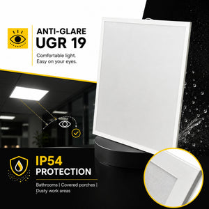 Panel LED empotrable Backlight 60x60cm - 36W - 5040lm - Driver Philips - UGR19 - IP54 (6)