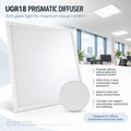 Slim LED Panel 60x60cm - PHILIPS Driver - 44W - UGR18 - CRI 90 - IP40 4