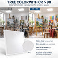 Slim LED Panel 60x60cm - PHILIPS Driver - 44W - UGR18 - CRI 90 - IP40 4