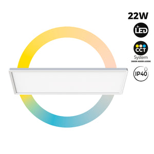 Panel LED Slim - 58x20 cm - CCT - 22W - IP40