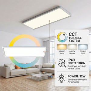 Panel LED Slim - 98x20 cm - CCT - 32W - IP40 (10)