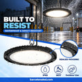 Suspension industrielle LED UFO - 100W - IP65 - 110lm/W - 5 ans de garantie 5