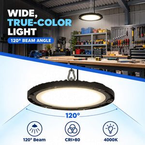 Campana LED industrial - 150W - IP65 - 110lm/W - 5 años de garantía (6)