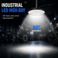 Campana LED industriale UFO- CCT - 200W - 90º - 100lm/w - IP65 3