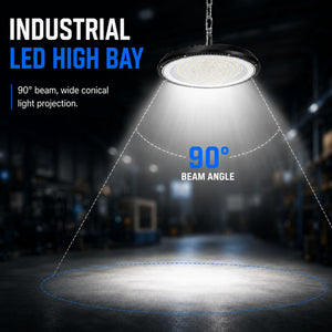 Campana LED industrial UFO - CCT - 200W - 90º - 100lm/w - IP65 (2)