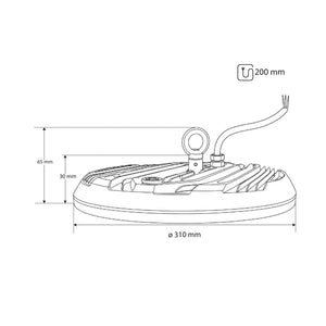 Campana LED industrial UFO - CCT - 200W - 90º - 100lm/w - IP65 (15)