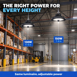 Campana LED UFO industrial 150W - CCT - 170lm/W - Driver LIFUD - IP65 - 10 años garantía (6)