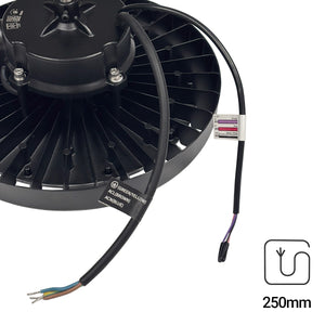 Campana LED UFO industrial - CCT - 150W - 170lm/W - Driver LIFUD - Ángulo seleccionable 110º/90º/70º - IP65 - Barcelona Led-Iluminación