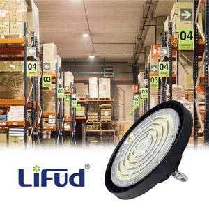 Campana LED UFO industrial - CCT - 150W - 170lm/W - Driver LIFUD - Ángulo seleccionable 110º/90º/70º - IP65 (10)