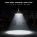 Industrial UFO LED high bay light - CCT -150W - 170lm/W - LIFUD Driver - Selectable angle 110º/90º/70º - IP65 5