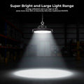 Industrielle UFO-LED-Hallenstrahler – CCT - 150 W – 170lm/W – LIFUD-Treiber – Abstrahlwinkel wählbar: 110°/90°/70° – Schutzart: IP65 5