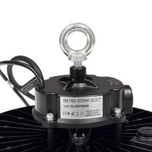 Campana LED UFO industrial - CCT - 200W - 170lm/W - Driver LIFUD - Ángulo seleccionable 110º/90º/70º - IP65 (9)