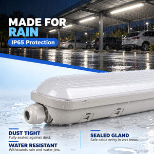Pantalla estanca LED lineal enlazable Regulable DALI - CCT - 120cm - 40W - DALI - Driver LIFUD - IP65 (5)