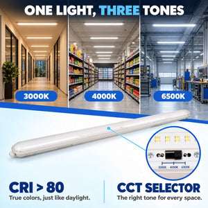 Pantalla estanca LED lineal conectable CCT con sensor de movimiento- 150cm - 56W - IP65 (3)