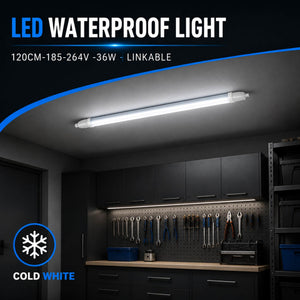 Pantalla estanca LED compacta - 36W - 110 lm/W - 120cm - ENLAZABLE - IP65 (12)