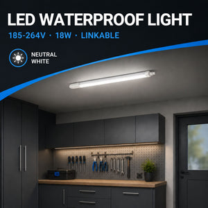 Pantalla estanca LED compacta - 18W - 110 lm/W - 60cm - ENLAZABLE - IP65 (3)