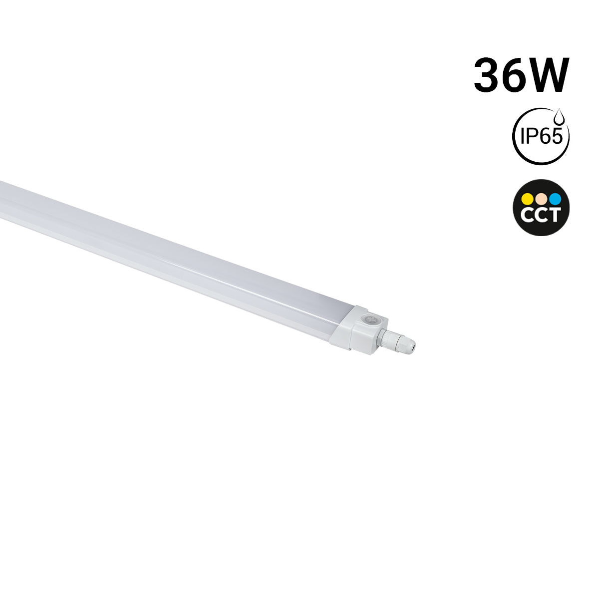 Pantalla estanca LED - 36W - CCT - 120cm - IP65