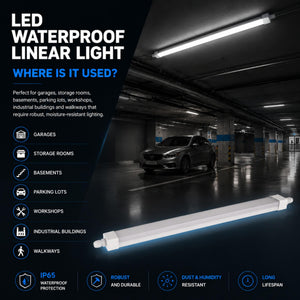 Pantalla estanca LED - 36W - CCT - 120cm - IP65 (6)