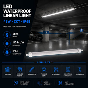 Pantalla estanca LED - 48W - CCT - 150cm - IP65 (7)