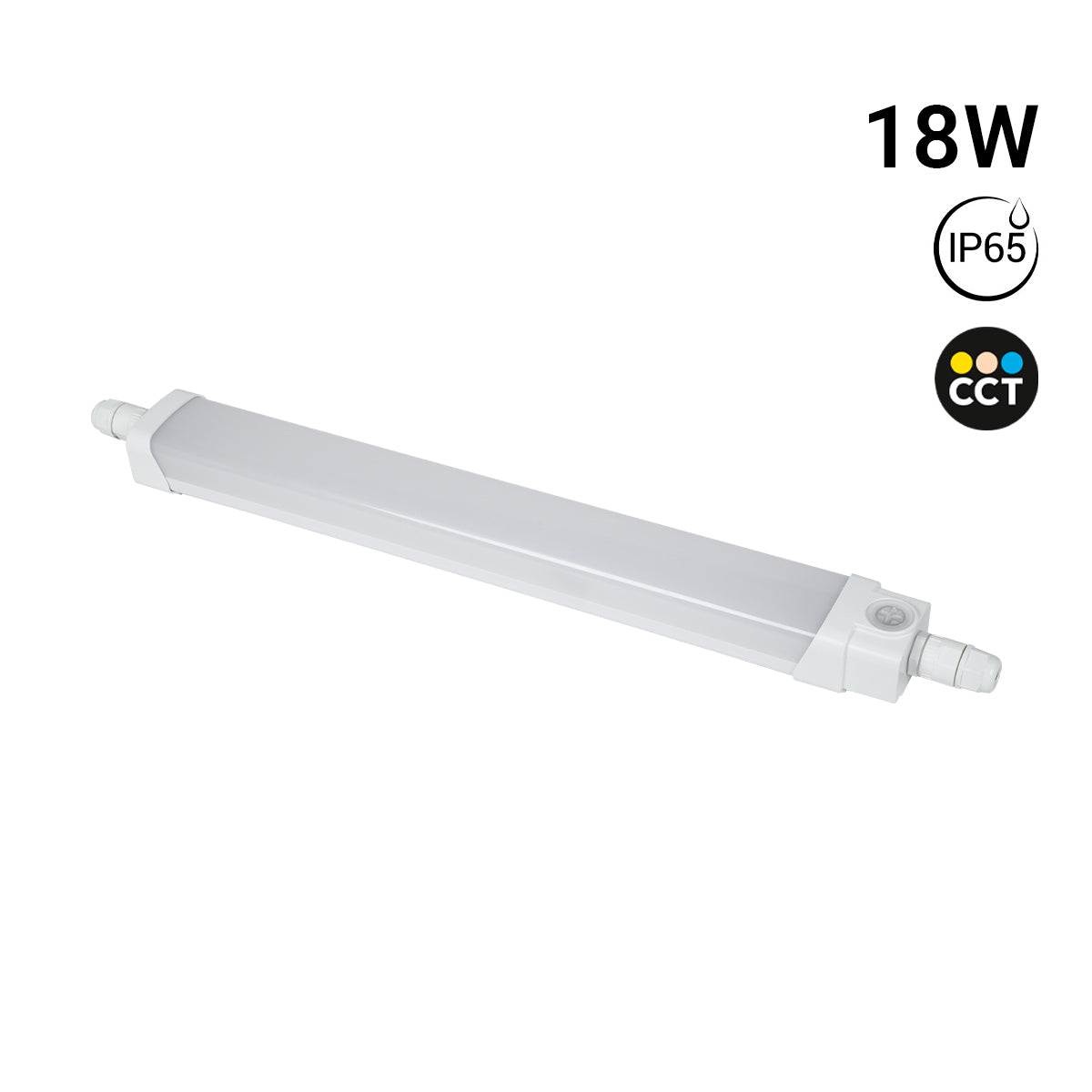 Pantalla estanca LED - 18W - CCT - 60cm - IP65