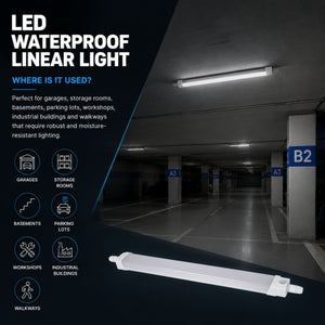 Pantalla estanca LED - 18W - CCT - 60cm - IP65 (9)
