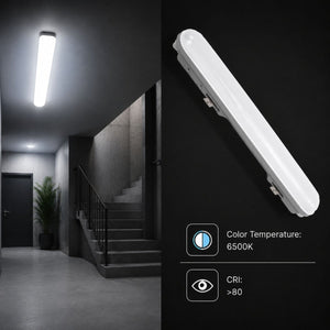 Pantalla estanca LED lineal enlazable 9W - 60cm - IP65 - 4000K - Barcelona Led-