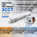 Linear LED tri-proof batten light - CCT - 60cm - 18W - STARSENSE driver - IP65 3