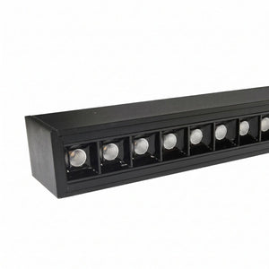Luminaria colgante lineal LED 30W 120cm 2750lm de bajo UGR16 (9)