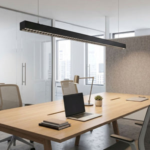 Luminaria colgante lineal LED 30W 120cm 2750lm de bajo UGR16 (16)