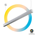 DOB CCT LED Linear Light - 60W - 180cm - 120lm/W - PVC - Suspension 4