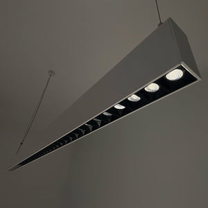 Luminaria lineal LED CCT - Suspensión/superficie - Potencia ajustable 20W/30W/40W - 120cm - UGR 17 (25)