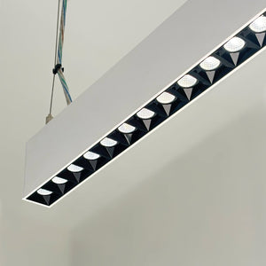 Luminaria lineal LED CCT - Suspensión/superficie - Potencia ajustable 20W/30W/40W - 120cm - UGR 17 (19)