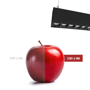 Luminaria lineal LED CCT - Suspensión/superficie - Potencia ajustable 20W/30W/40W - 120cm - UGR 17 (6)