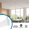 CCT LED Linear Luminaire - Bidirectional - Suspension - Adjustable Wattage 20W/30W/40W - 120cm - UGR 19 5