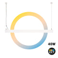 Luminaria lineal LED CCT - Bidireccional - Suspensión - Potencia ajustable 20W/30W/40W - 120cm - UGR 17 2
