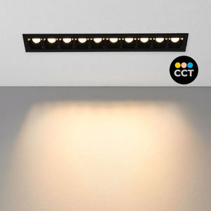 Foco lineal LED empotrable 14W - CCT - UGR18 - CRI90 - IP20 (17)