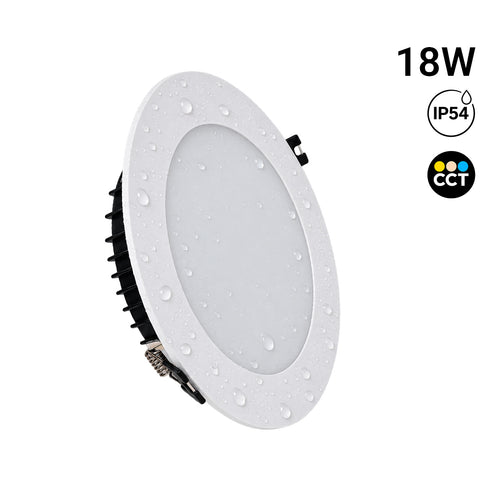 Runde LED-Einbauleuchte – Farbtemperatur – 18 W – Ausschnitt Ø 150 mm – Schutzart IP54