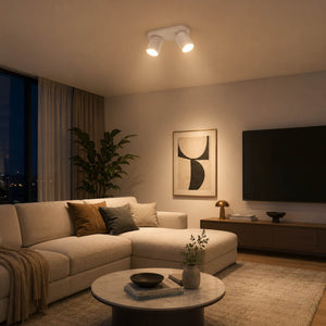 Aplique de techo orientable - 2 x GU10 - Bajo UGR (14)