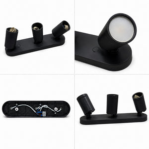 Aplique de techo orientable - 3 x GU10 - Bajo UGR (11)