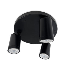 Aplique de techo redondo orientable - 3 x GU10 - Bajo UGR (1)