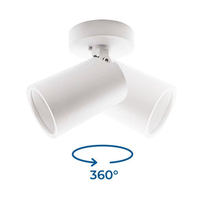 Aplique de techo para bombilla GU10 - Orientable - Bajo UGR - Barcelona Led-Decoración