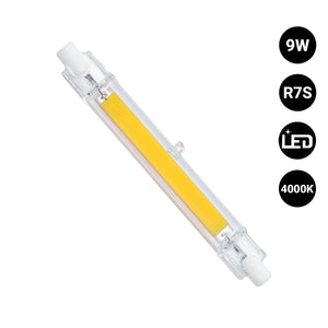 Bombilla LED COB - R7S - 118mm - 1000lm - 9W (2) & Bombilla LED COB - R7S - 118mm - 1000lm - 9W