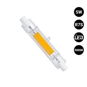 Bombilla LED COB - R7S - 78mm - 600lm - 5W & Bombilla LED COB - R7S - 78mm - 600lm - 5W