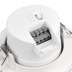 Downlight LED con sensor PIR "CLIO" - 8W - CCT - 700lm - Corte Ø85mm - IP54 (17)