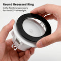 Recessed ring for downlight BD35 - Black - IP54 3